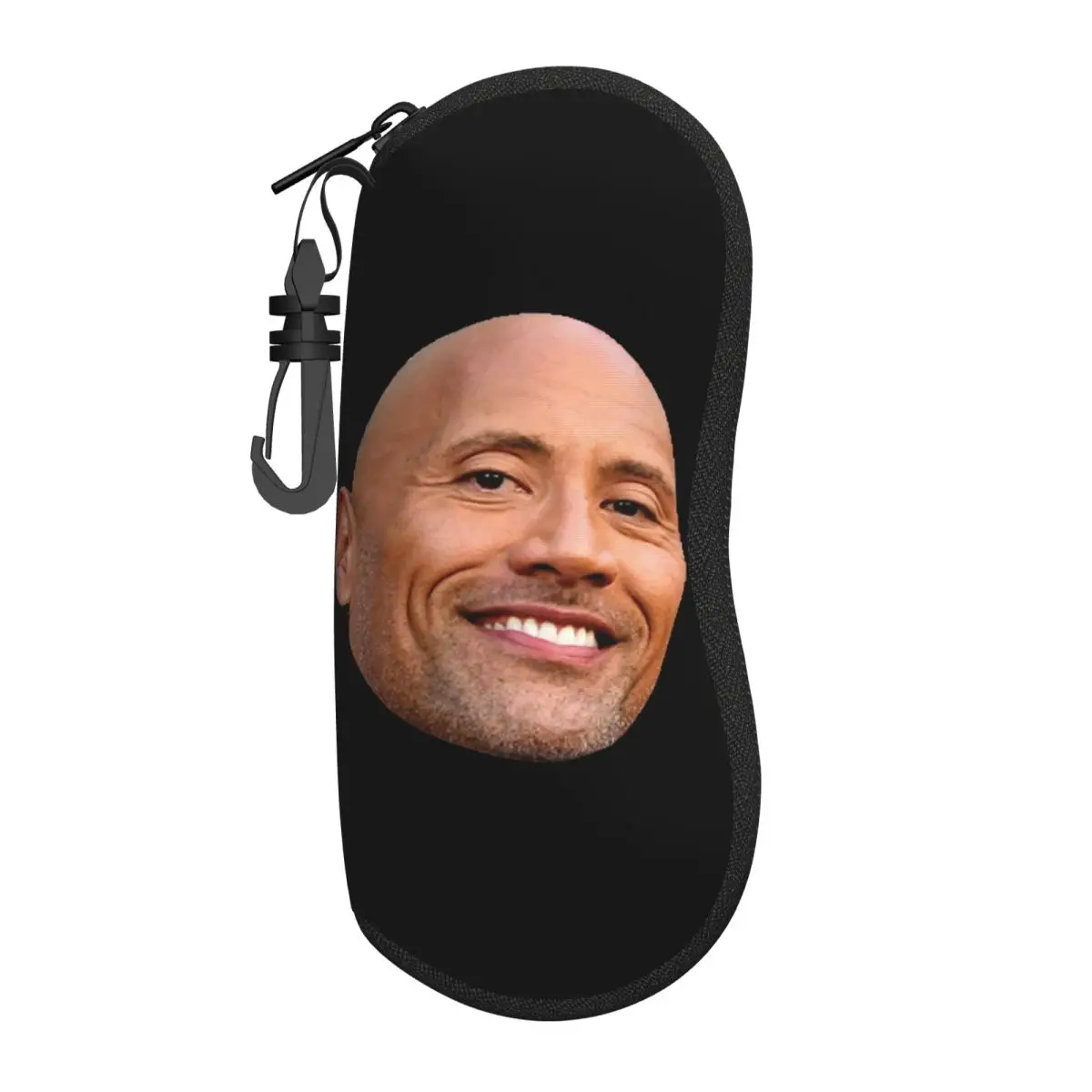 Custom The Rock Face Dwayne Glasses Case Stylish American Actor Johnson Shell Eyeglasses Case Sunglasses Box