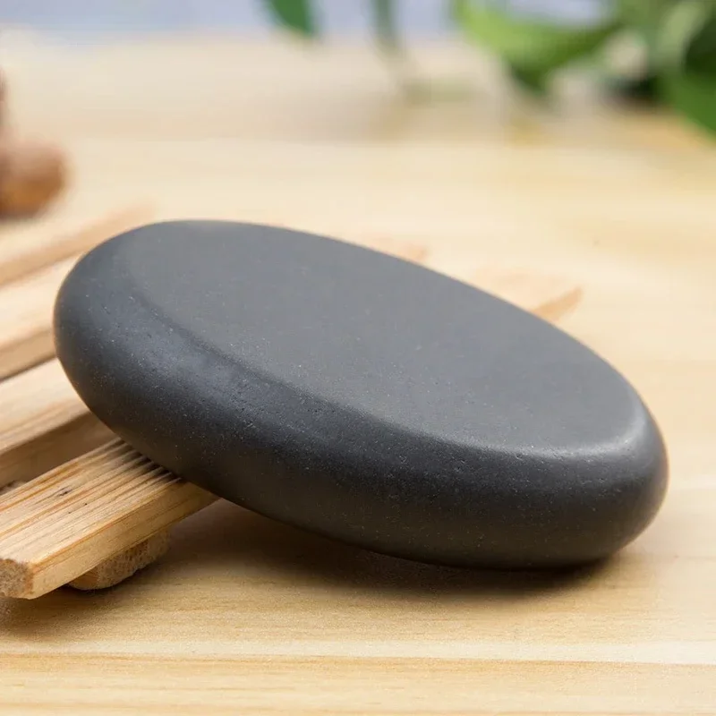 1/7Pcs Hot Stone Massage Set Heizung Box Entlasten Stress Zurück Schmerzen Gesundheit Pflege Lava Basalt runde massage werkzeug Steine