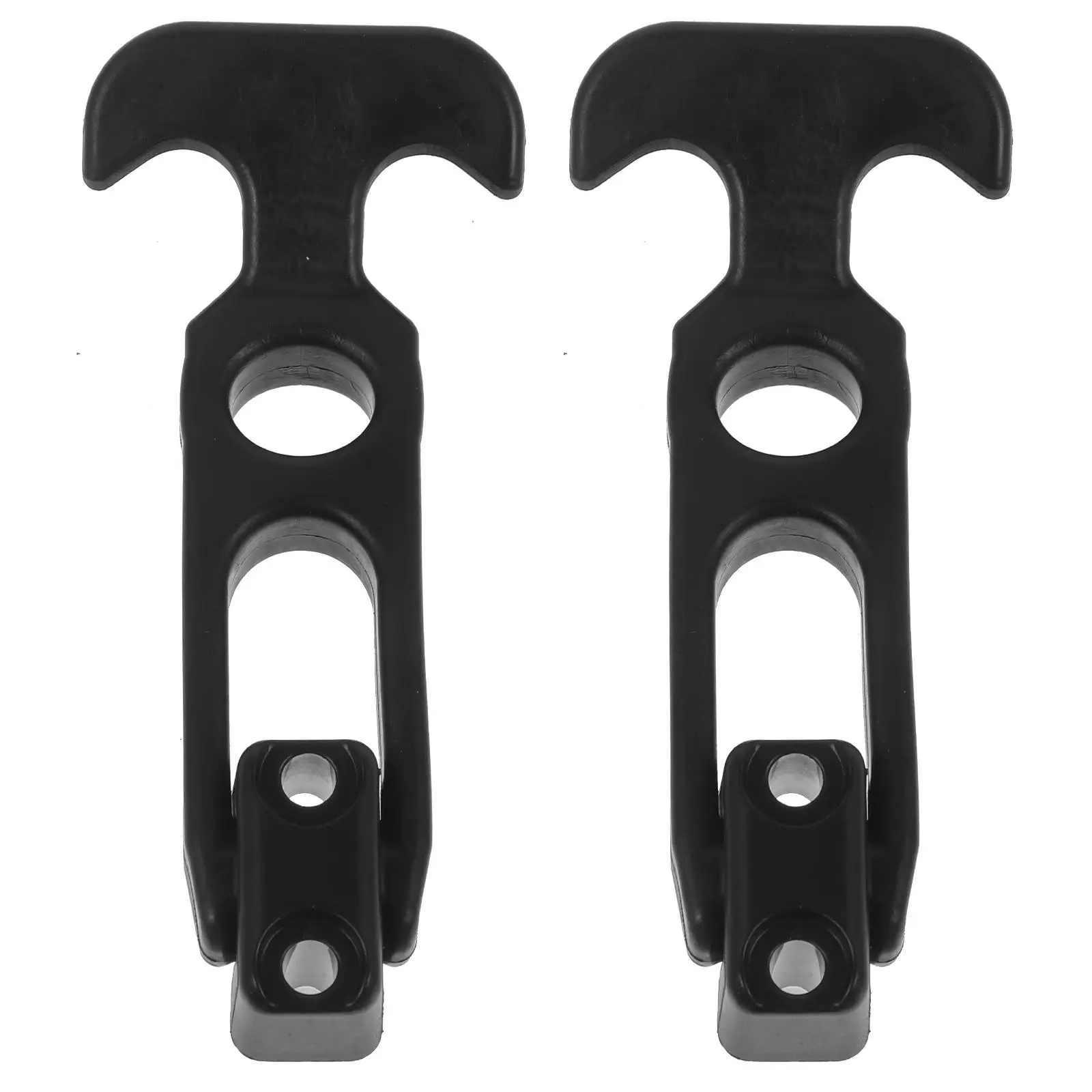 

2Pcs Elastic Rubber Latch Durable Car Hood Catches Boat Hatch Latches Toolbox Hasp T Handle Hasp For Refrigerator Door Locks
