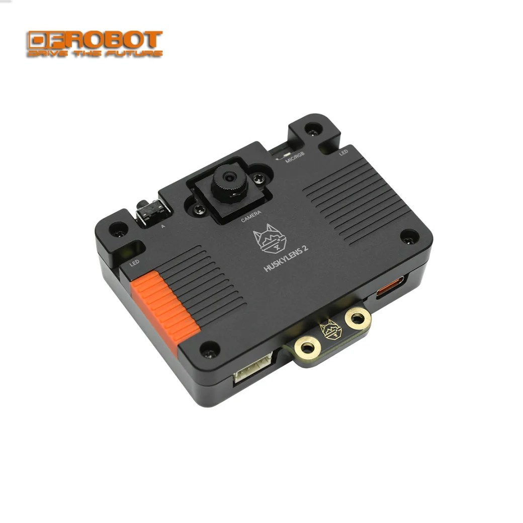DFRobot Gravity HUSKYLENS 2 مستشعر رؤية AI 6 قطع علوية 20 + LLM MCP نماذج مخصصة كبيرة نشر للروبوتات التعليمية التفاعلية