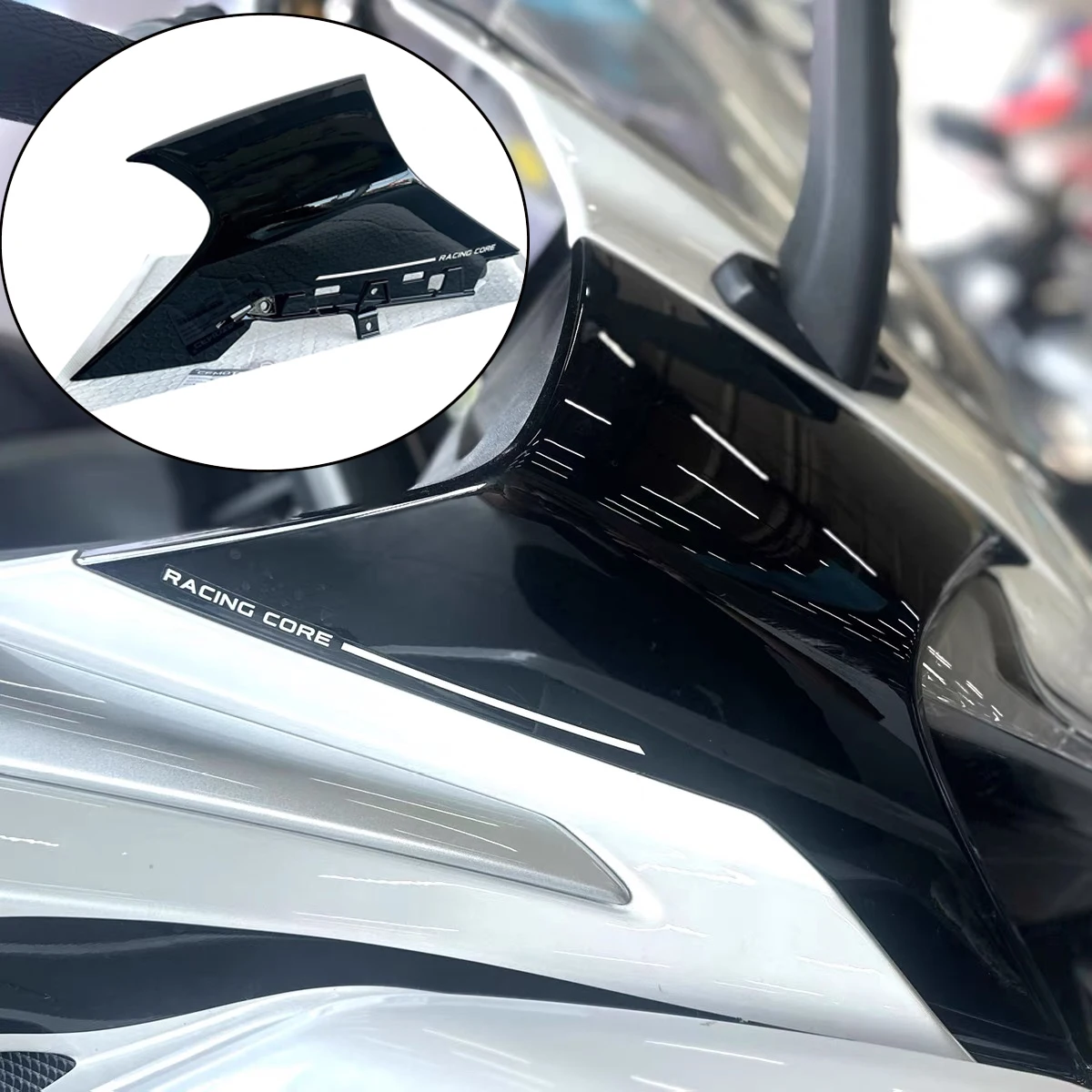 

Fit For CFMOTO 500SR CF500-11 2026 motorcycle front shell front face cover front headlight guard plate headlight hood