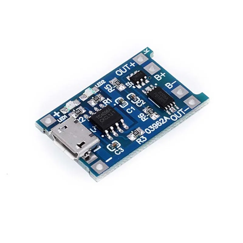 Mini Micro Type-c USB 5V 1A 18650 TP4056 Lithium Battery Charger Module Charging Board With Protection Dual Functions 1A Li-ion