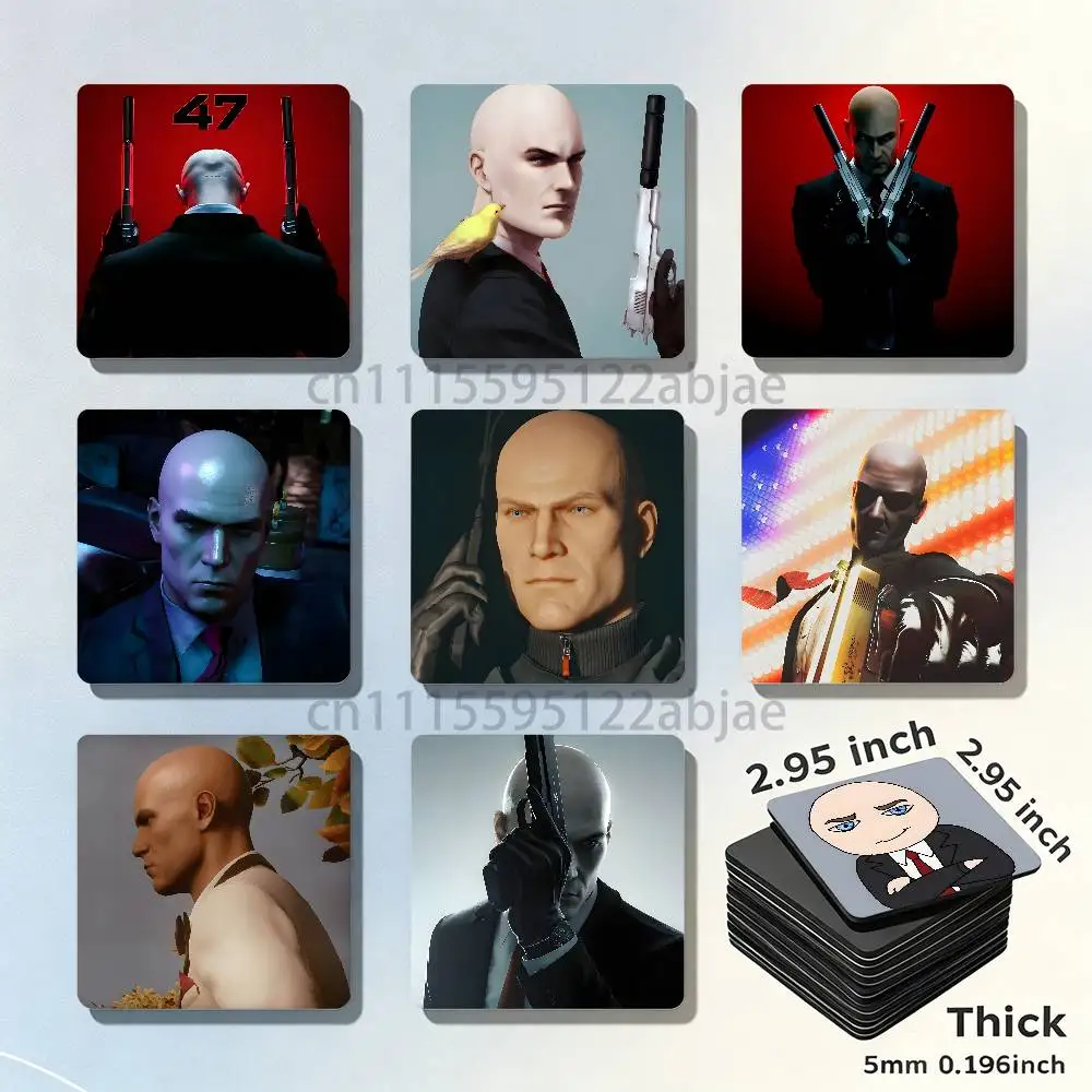 A-Agent 47 Hitman Magnet Refrigerator Fridge Sticker for Home Decor DIY Wall Decor