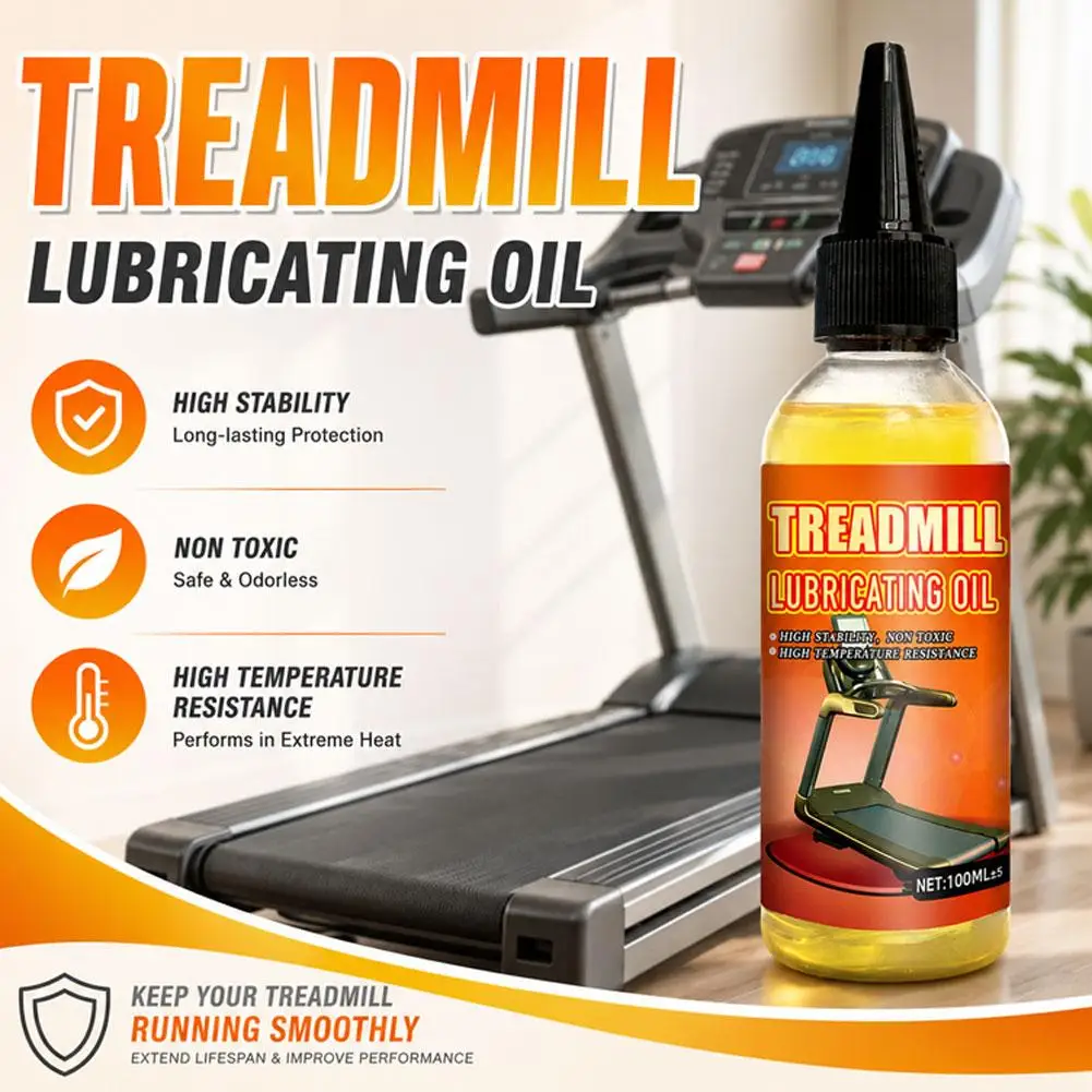 100ml Treadmill Lubricating Oil Professional Running Belt Lubricant for Fitness Equipment Quiet Maintenance Maintenance Oil