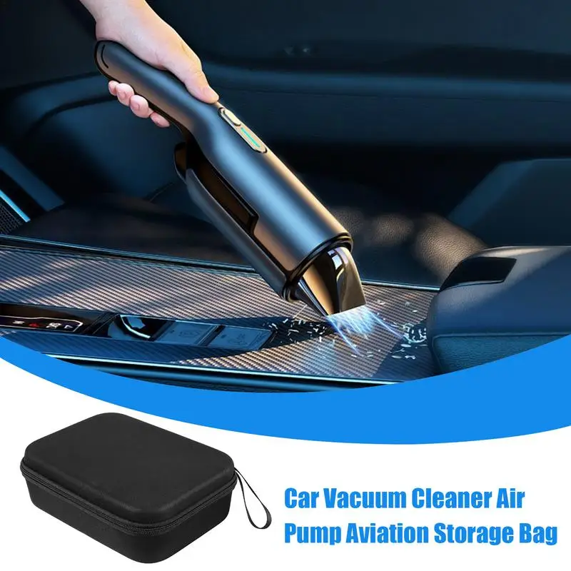 Inflator Storage Bag Auto Tire Inflator Storage Carrying Bag Storage Organizer With Smooth Surfaces For Home Daily Commute Long