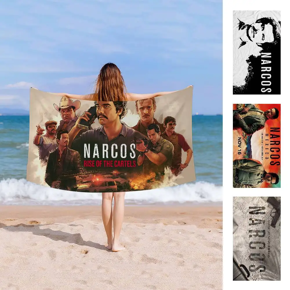Narcos TV Series Pablo Escobar Microfiber Beach Towel Absorbent Quick Dry Soft Yoga Swimming Resort Mountain Climbing Towel