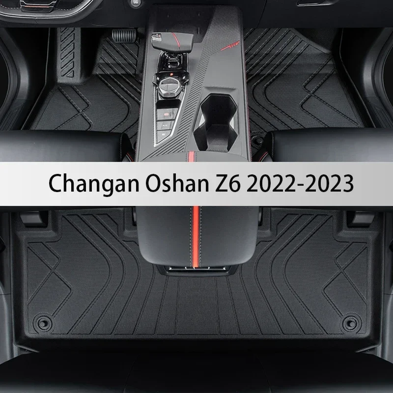 Автомобильные коврики из ТПЭ под заказ для Changan Oshan Z6 2022 2023, водонепроницаемый коврик, автомобильные аксессуары для интерьера