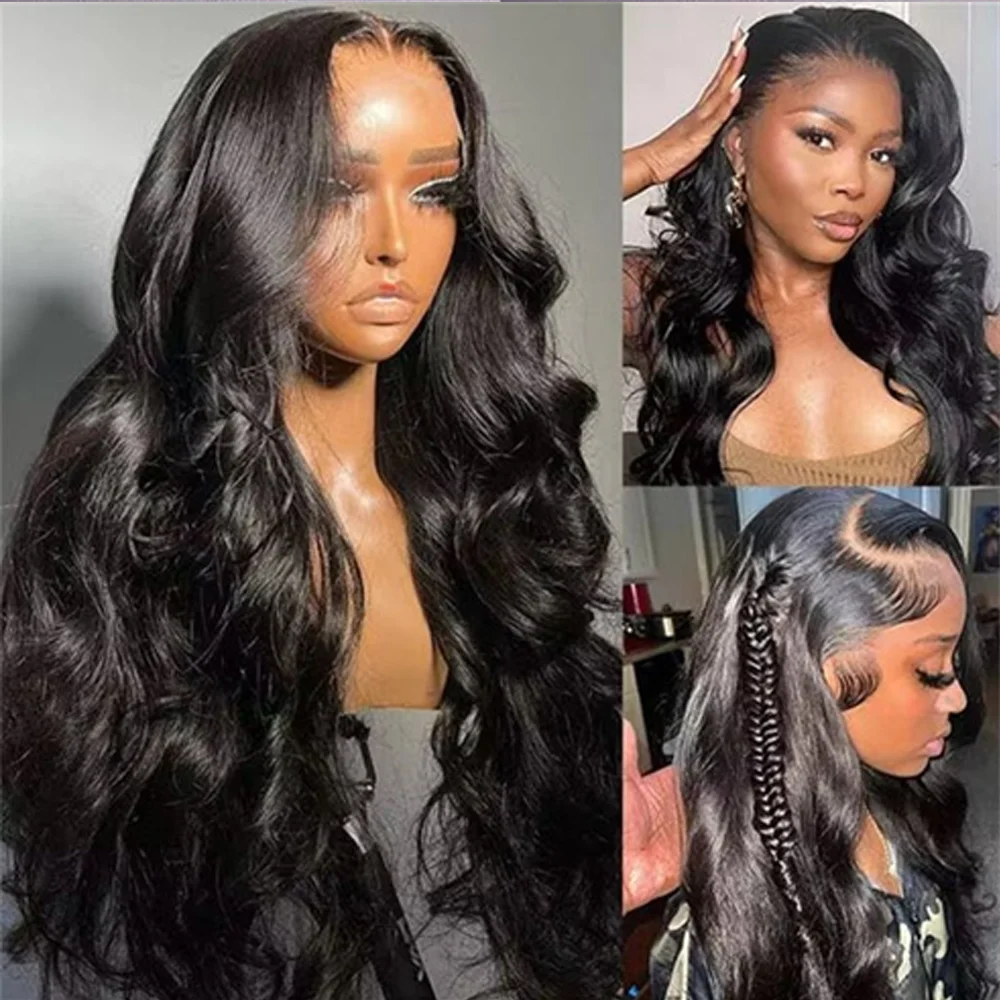 200密度レースフロントウィッグ人毛ボディウェーブ透明ブラジル産バージンヘアウィッグ13x4レースフロントウィッグ人毛