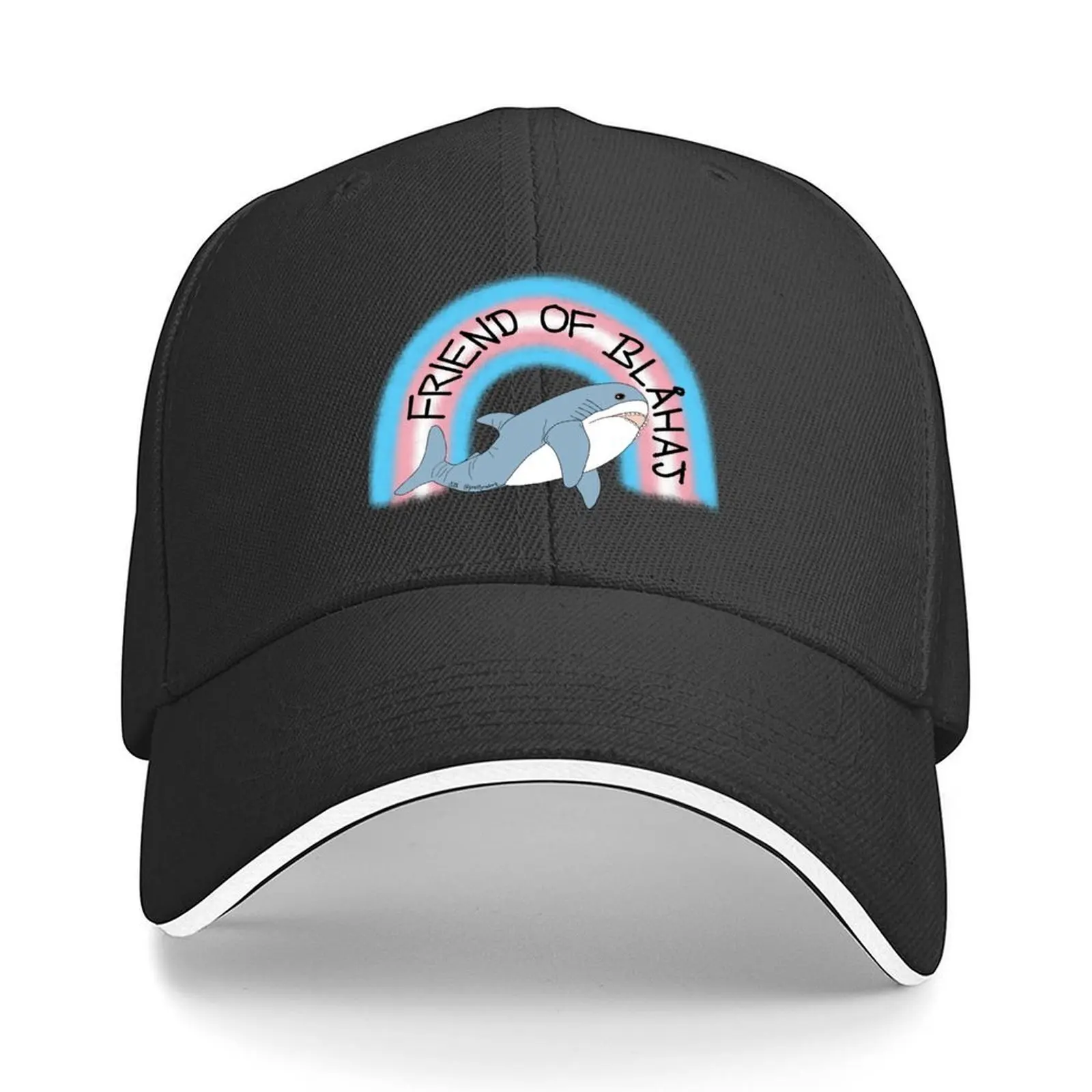 

Friend of Blahaj Baseball Cap Snap Back Hat Luxury Brand fishing hat Brand Man cap Sun Hats For Women Men's