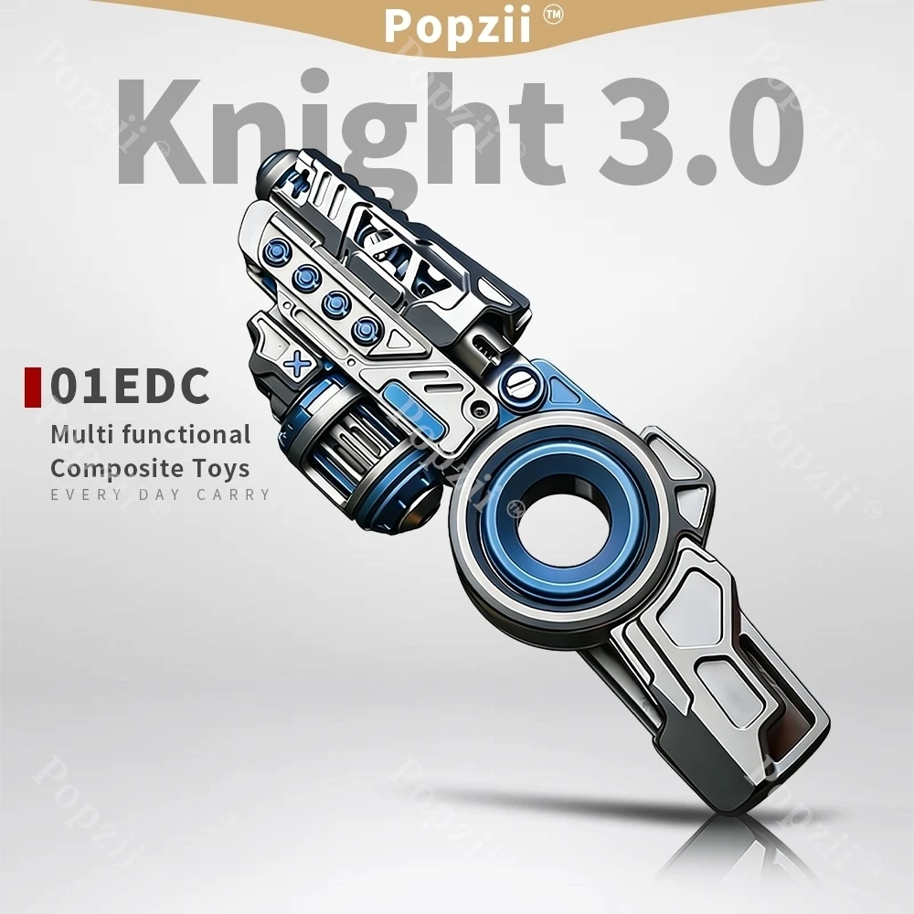 

Многофункциональная игрушка-антистресс 01EDC Time Knight 3.0 Pro для взрослых: несколько способов игры, снятие стресса