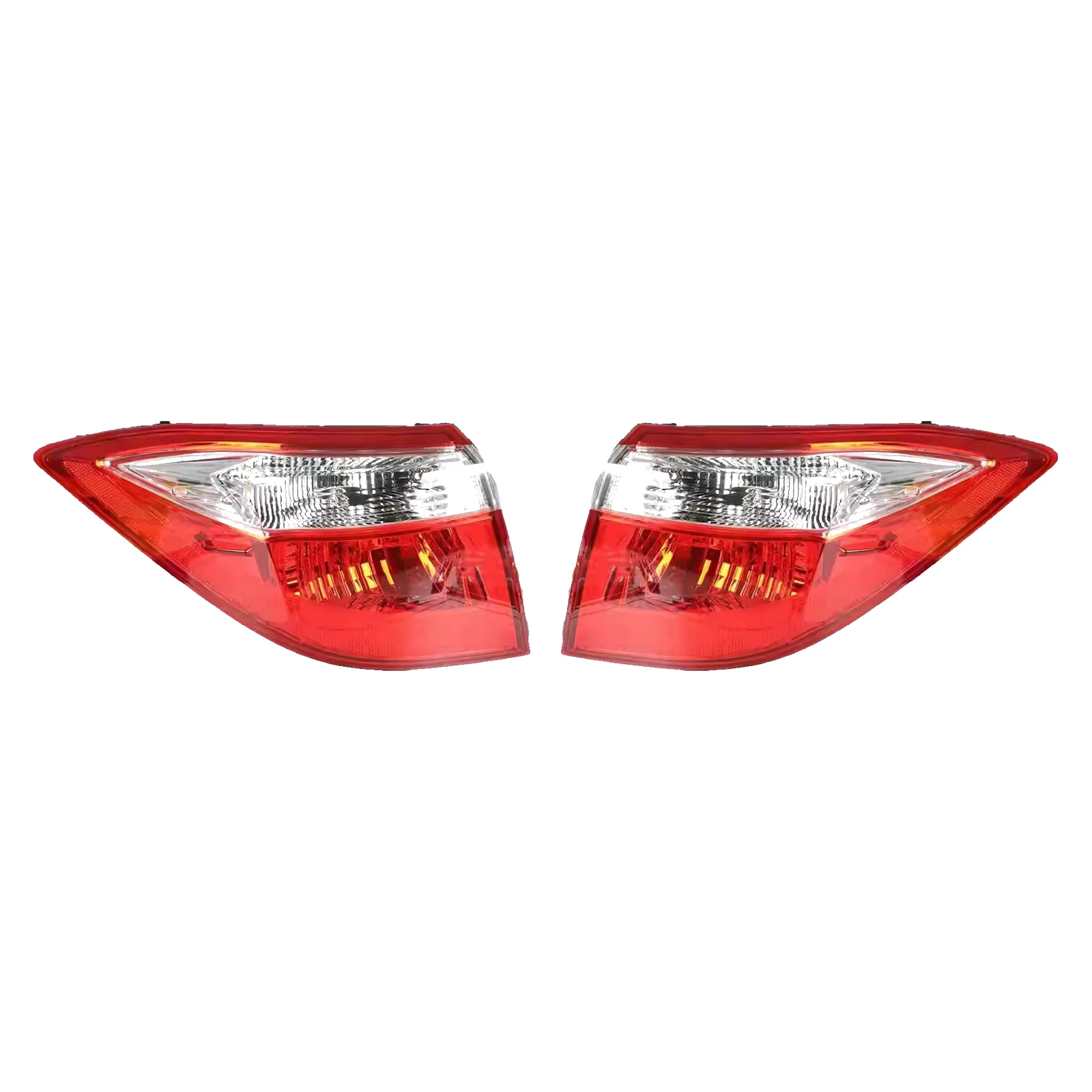 Tail Light Assembly for Toyota Corolla 2014-2016 Red Clear Rear Lamp Outer Replacement Left Right Side