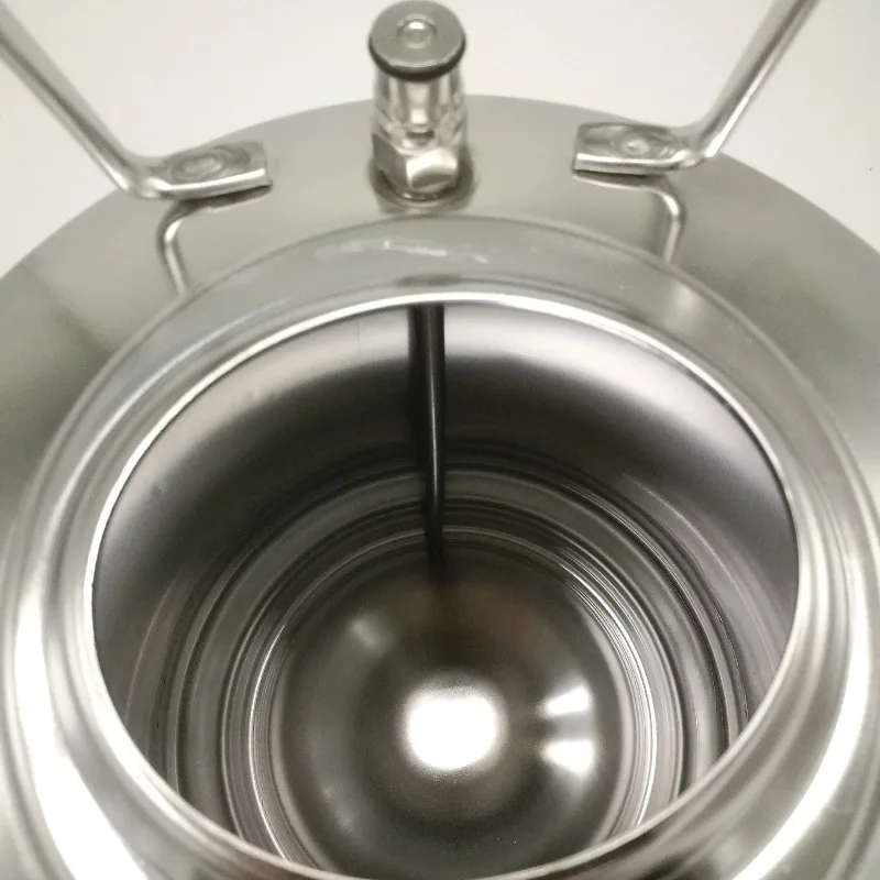 Homebrew Keg, Secondary Fermentation Vessel, 6L Stainless Steel Keg,Pressure Barrel for Beer, Soda, Wine Making
