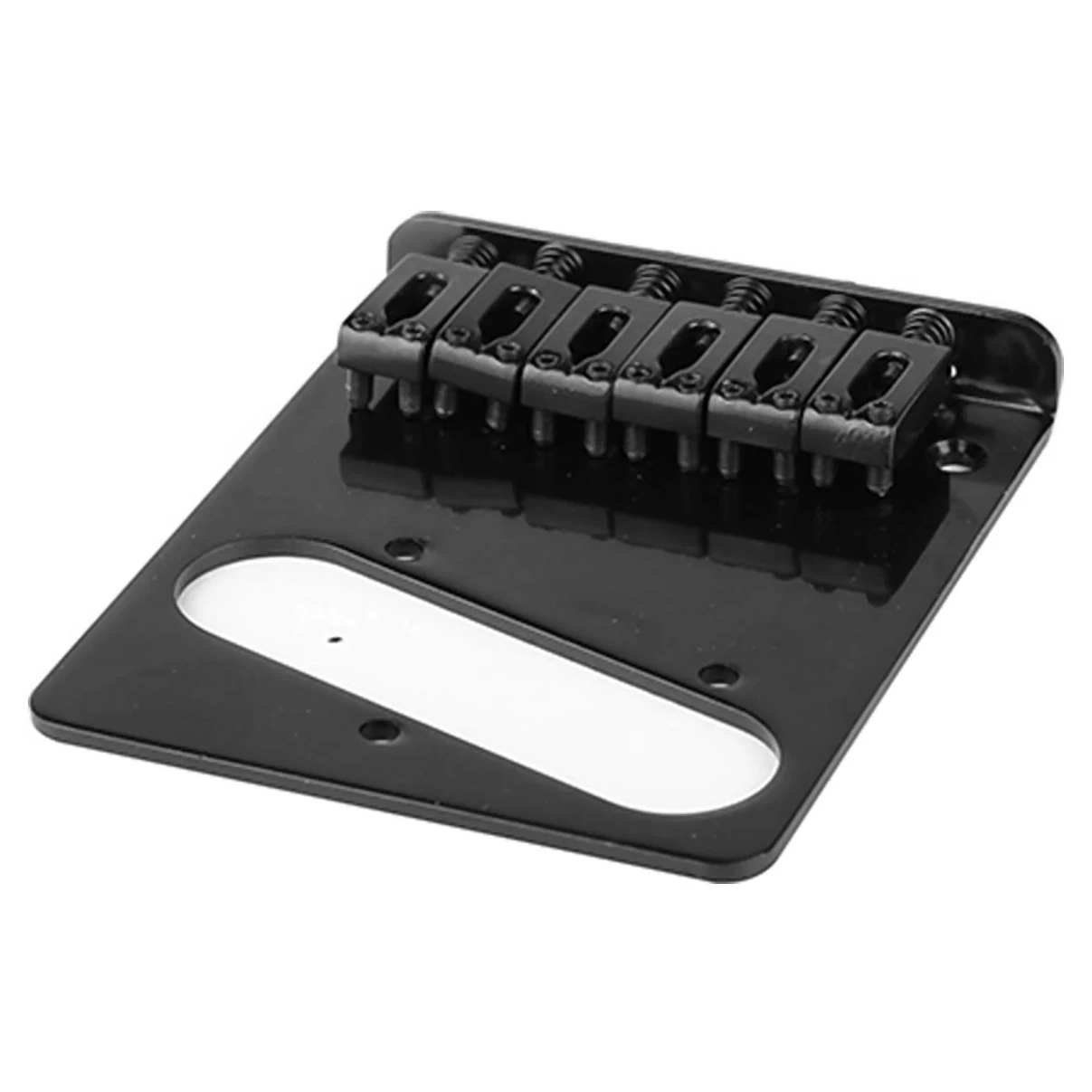 SMIEA 6 سرج منفضة سجائر جسر الذيل للجيتار الكهربائي Telecaster Tele (أسود)