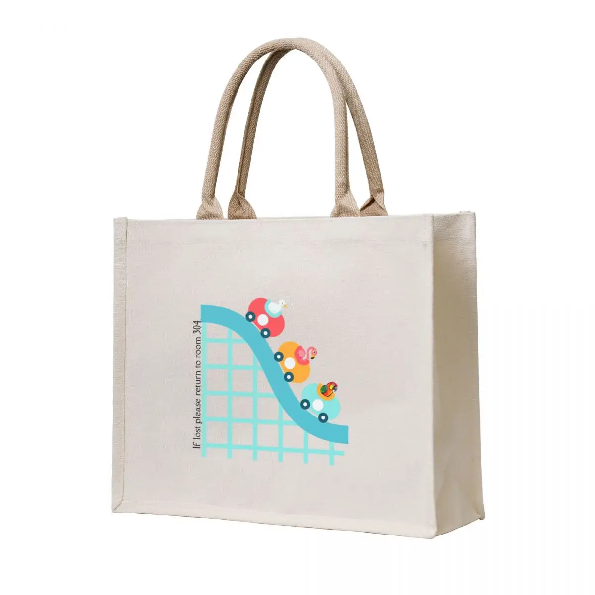 Birds on a rollercoaster Tote Bag eco pack tote bags cloth bags Lady bags