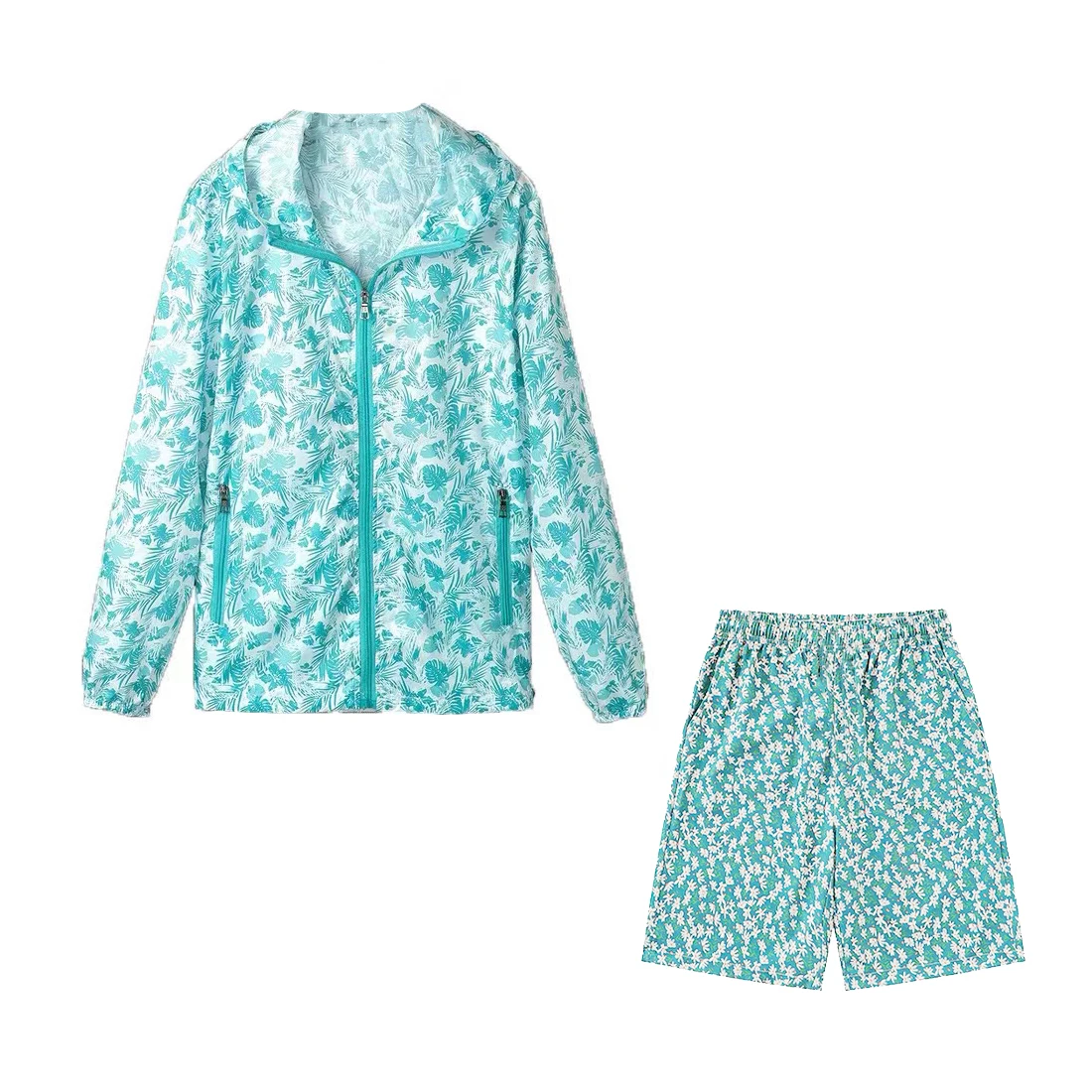 

NIGO Zip Hooded Jacket Elastic Shorts Set Suit #nigo94815