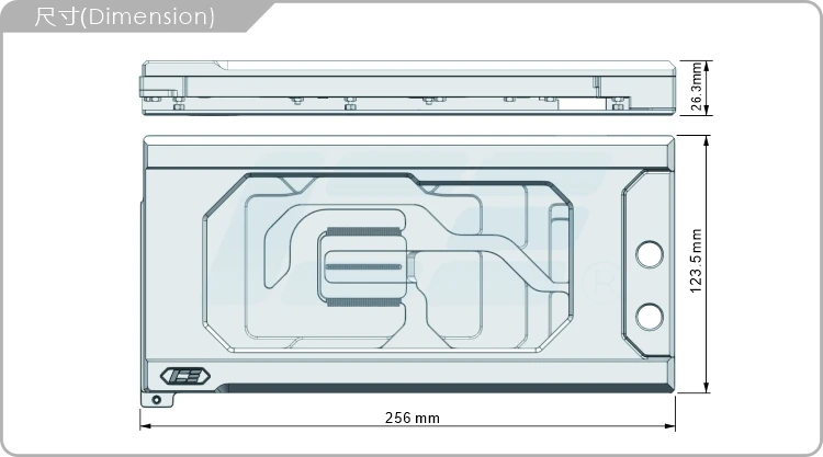 IceManCooler Tempered Glass GPU Water Block For ZOTAC GAMING GeFroce RTX 5090 AMP,SOLID OC Card Cooler With Thermal Pad,Black