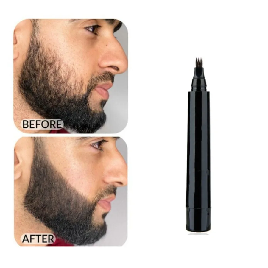 

Private Label Four Sided Men's Beard Filling Pen Single Pieces Waterproof Long Lasting Easy To Use Portable Makeup Tools Bulk