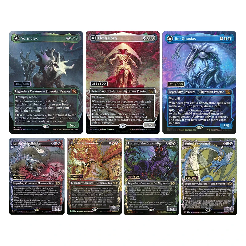 

Magic The Gatherings Storms Trading Card Game Diy Homemade Elesh Norn Vorinclex Zirda,the Dawnwaker Collection Card Toys Gift