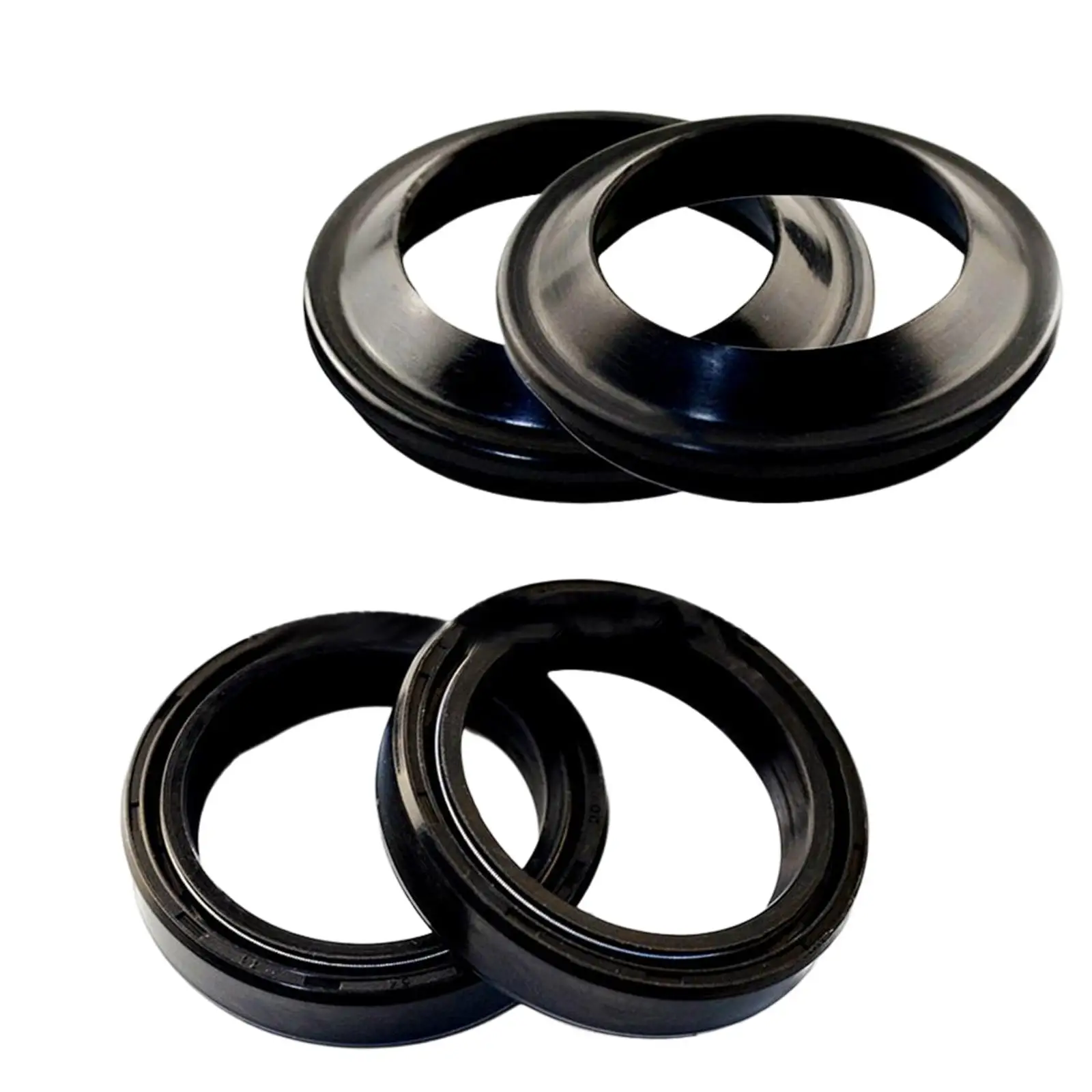 Motorcycle Fork Seal and Dust Seal Kit Rubber 48x61x11mm for Yamaha Fjr1300 Fjr1300A Xvs650 Fjr1300AE Replace Parts