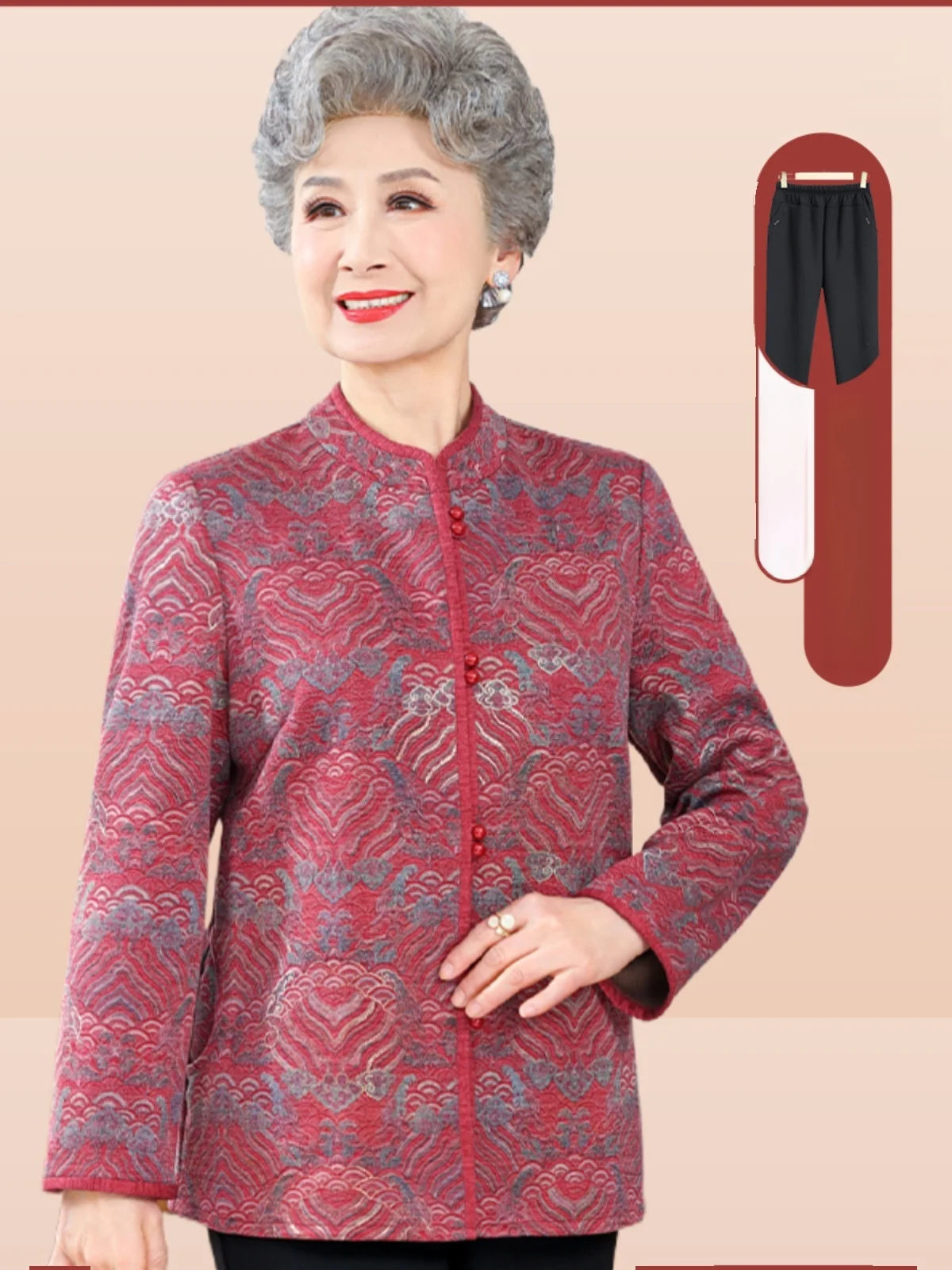 

Весенне-осеннее женское пальто свободного покроя с винтажным узором и воротником-стойкой в этническом стиле, длинное пальто свободного покроя на одной пуговице