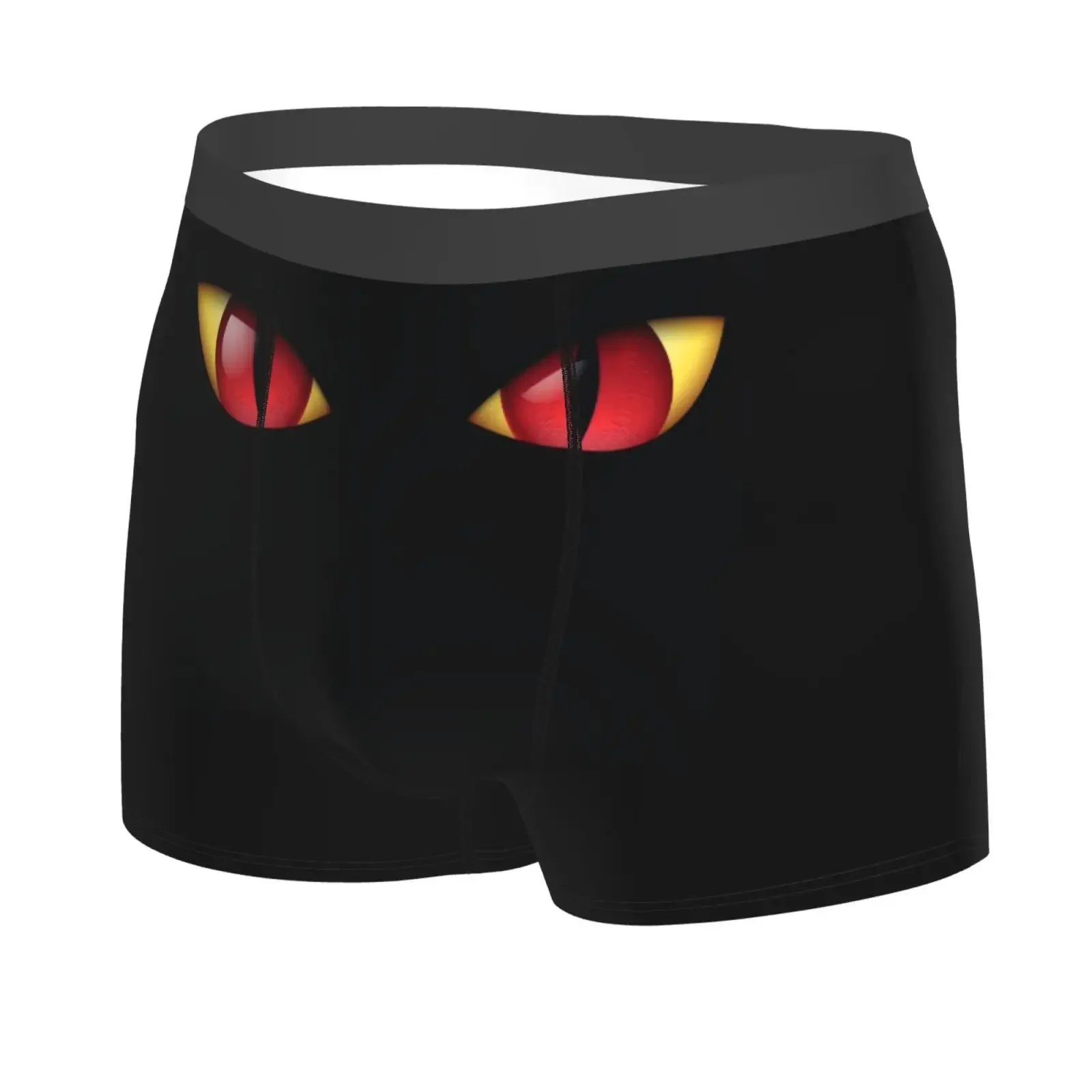 Devil Eye Pattern Print Men's Underwear Healthy Soft Comfortable High-Quality Men's Briefs Stylish Trendy Casual Sports Panties