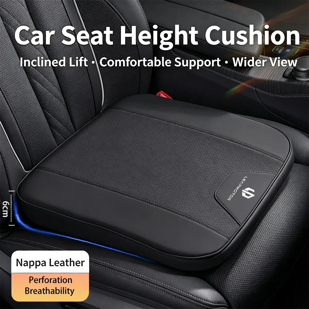 Car Booster Seat Cushion Height Boost Mat Seat Booster Ergonomic Sloping Seat Cover for Leapmotor B10 C10 T30 B05 C11 C16 T03