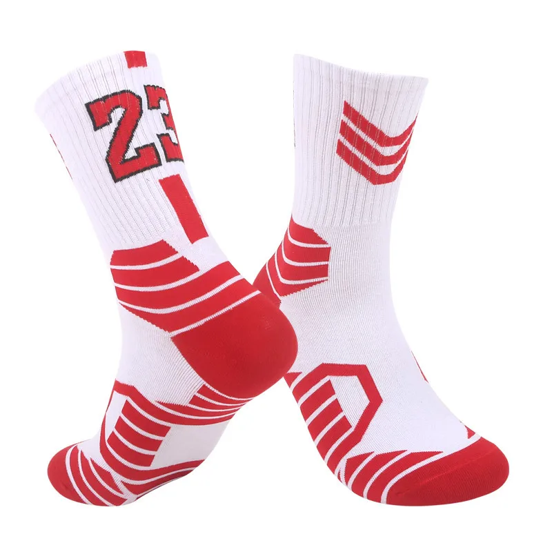 Professional Basketball Socks Sport For Kids Men Outdoor Cycling Running Climbing Fast-drying Breathable Adult Non-Slip 23 24