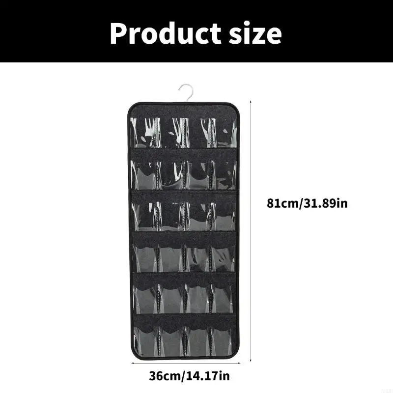 منظمات تعليق عملية من اللباد 54DF مع جيوب مثبتة على الحائط لفرز العناصر الأساسية والصغيرة للطفل في غرف مختلفة