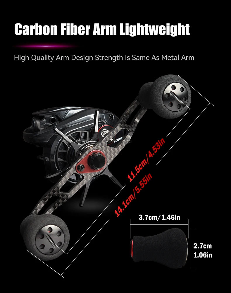 LEYDUN 2026 ZORO Baitcasting Angelrollen 145g Ultraleichte Aluminiumlegierung 10+1BB 5.6:1 4.5KG Salzwasser BFS Rolle 3 Farben Rollen – Detail 5