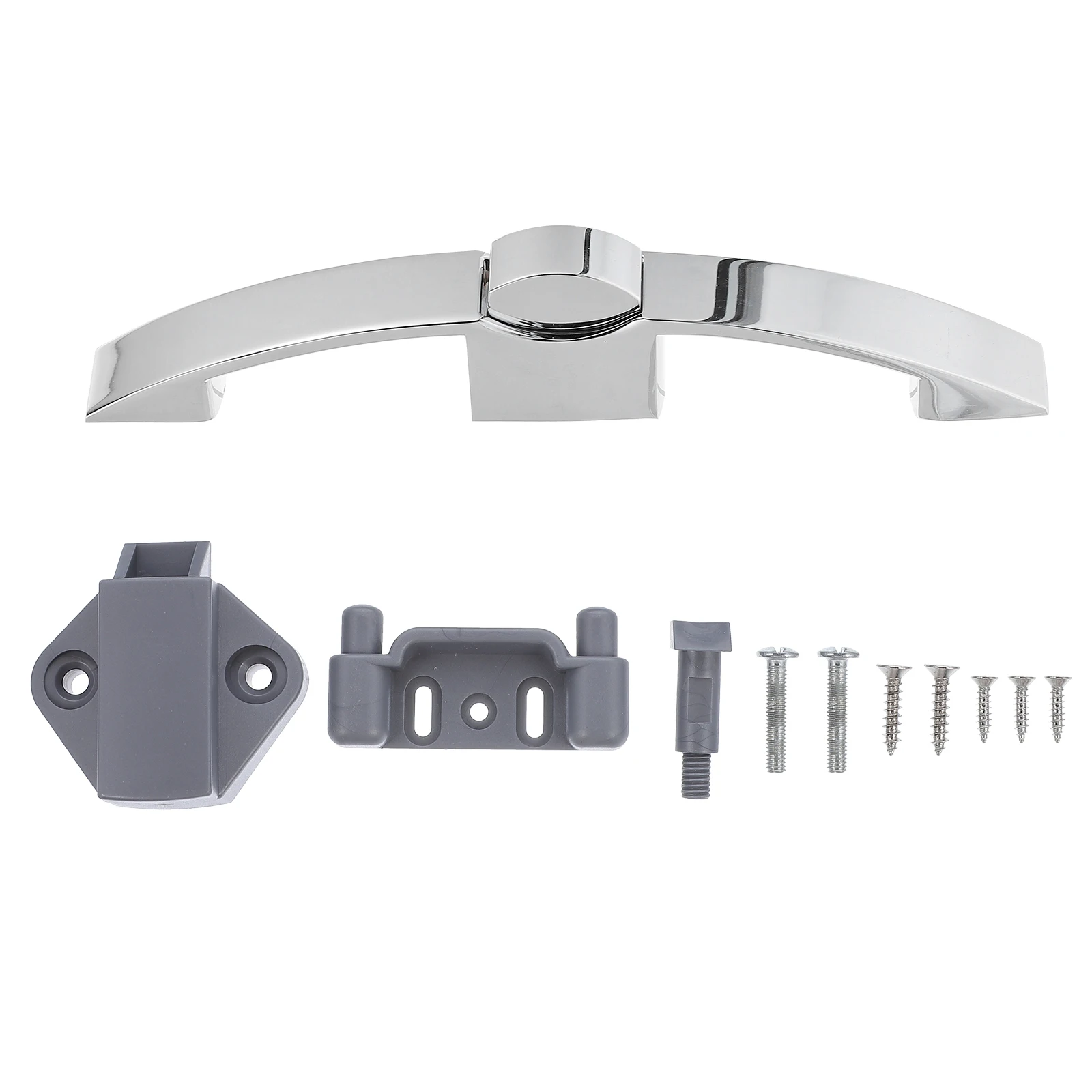 

Practical Button Locks Zinc Alloy Cabinet Catch Easy Use Durable Lightweight RV Furniture Wardrobe Door Cupboard Storage