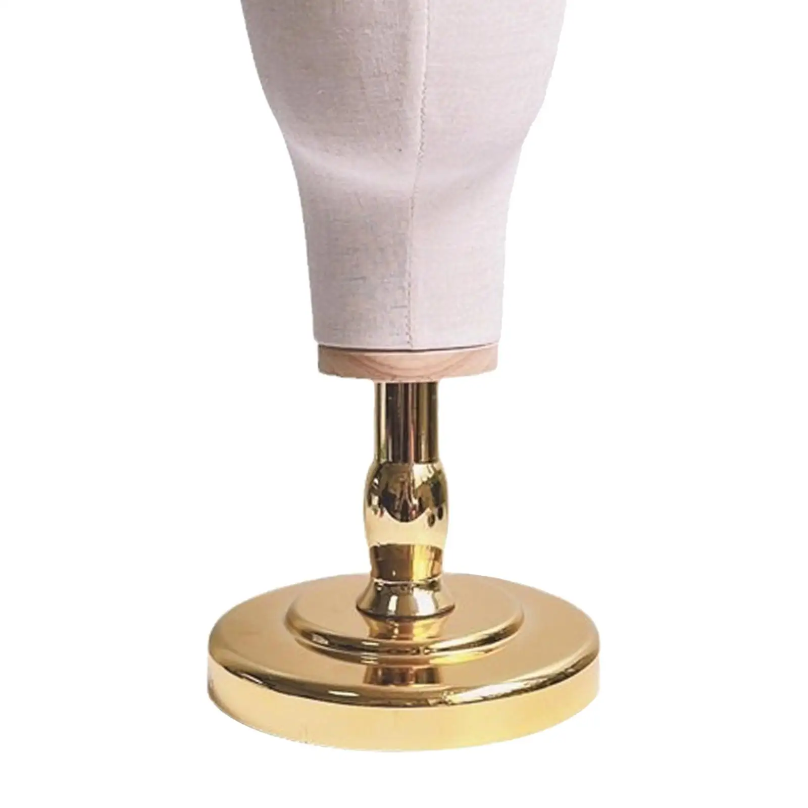 عارضة أزياء رئيس قماش كتلة رئيس القزم النسيج رئيس قبعة عرض موقف مع حامل PVC لقبعة غطاء الرأس قبعات شعر مستعار أغطية الرأس