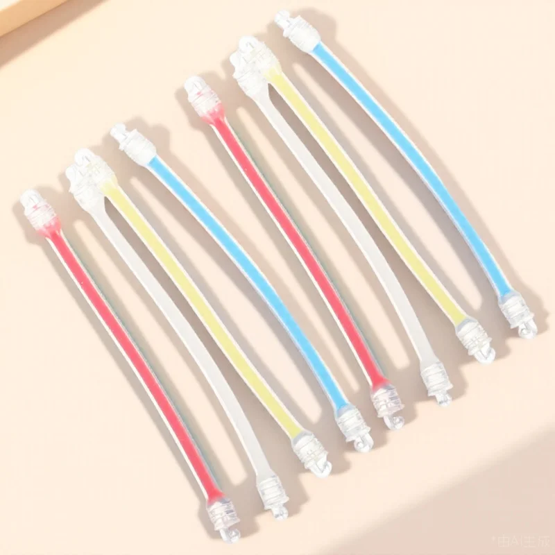 8 قطعة مضرب تنس سيليكون المرطب امتصاص الاهتزاز ملحق محمول لجميع الأعمار عشاق التنس امتصاص الصدمات الصغيرة