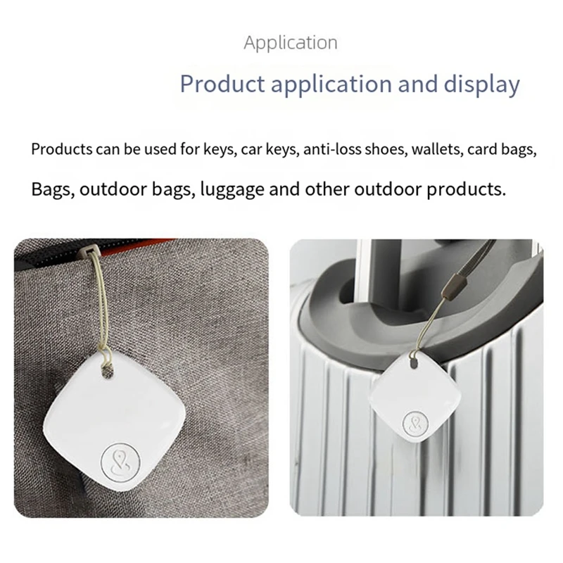ミニGPSロケーター,Bluetooth,キー,財布,スーツケース,荷物,ペットファインダー用の紛失防止アラーム,Apple findで動作します
