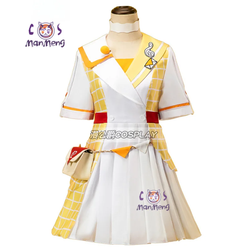 Anime Rin Len Fantasia Cosplay, Uniforme Kagamine JK para o Halloween, Roupas Comic Con