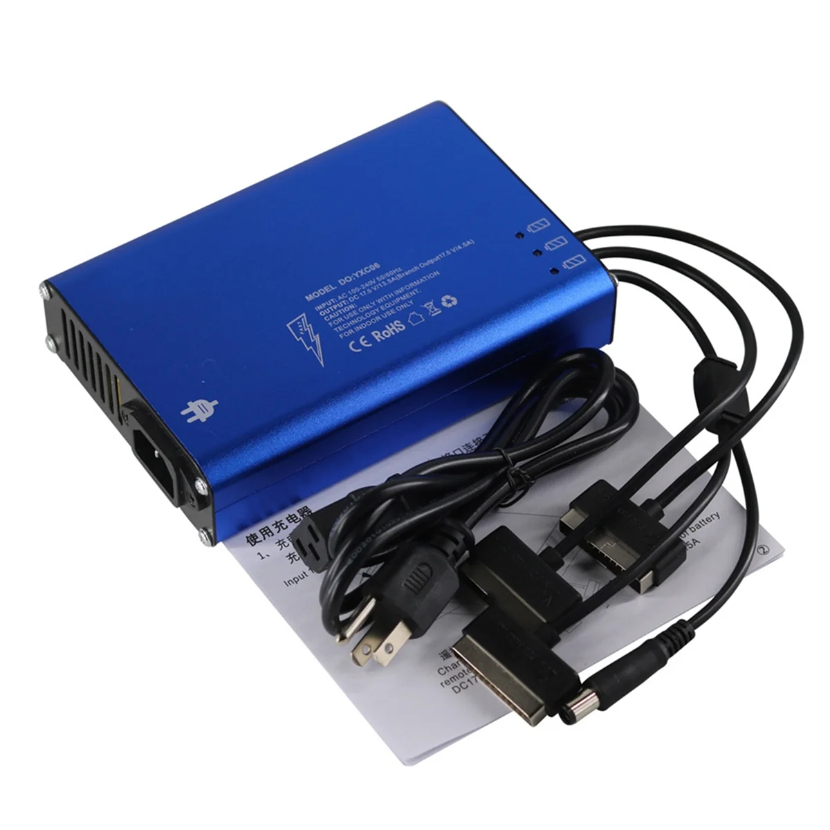 abfi-for-dji-phantom-4-battery-charger-hub-compatible-phantom-4-series-4in1-charging-hub-drone-controller-accessories-us-plug