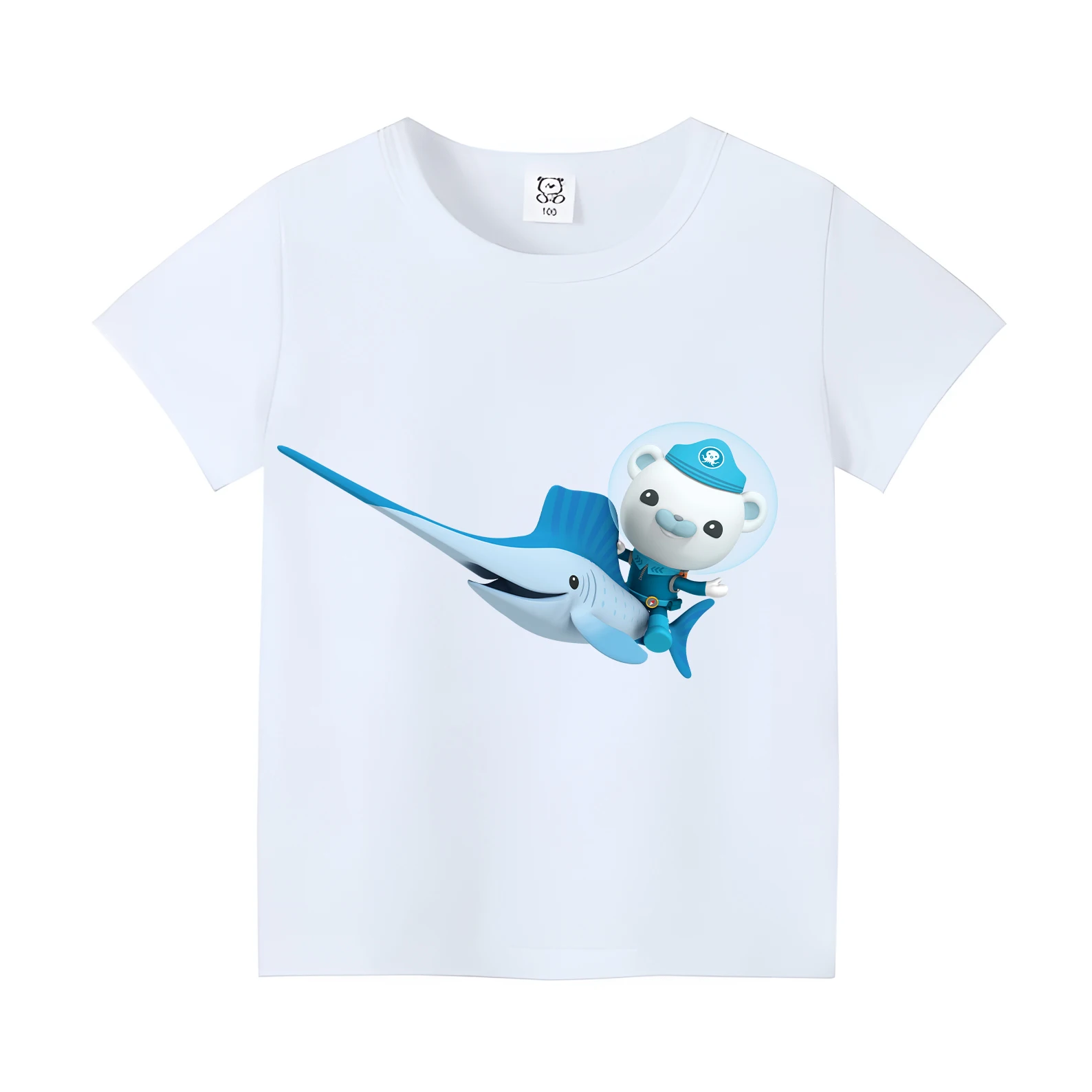 The Octonauts Summer Children's T-shirt Duck100% Cotton Top Shirts High Child Brands Stitch Stumble Guys Girls Boys Clothes Winx