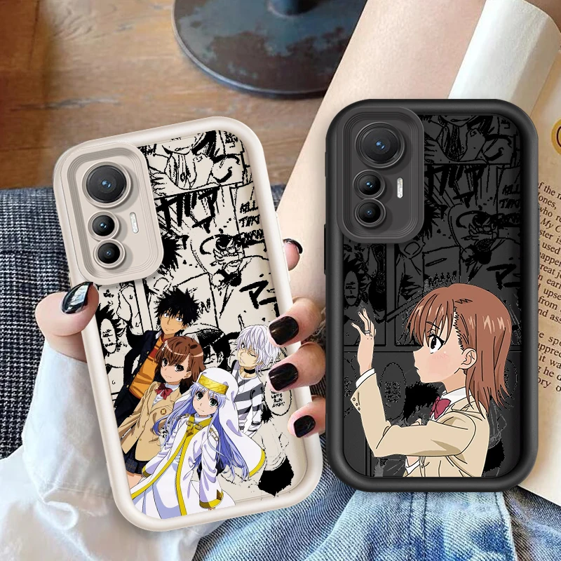 A Certain Magical Index Anime Eye Ladder For Xiaomi MI 14 12T 11 Lite Poco M3 X5 X4 F5 F4 F3 F2 GT Pro 5G TPU Phone Case