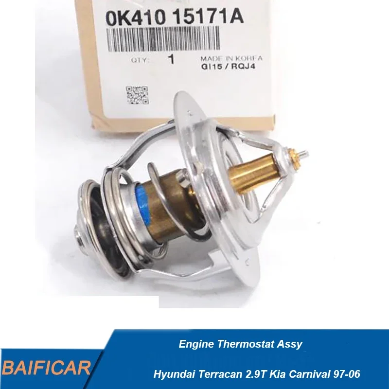 Baificar Brand New Genuine Engine Thermostat 0K410-15171A , 0K41015171A For Hyundai Terracan 2.9