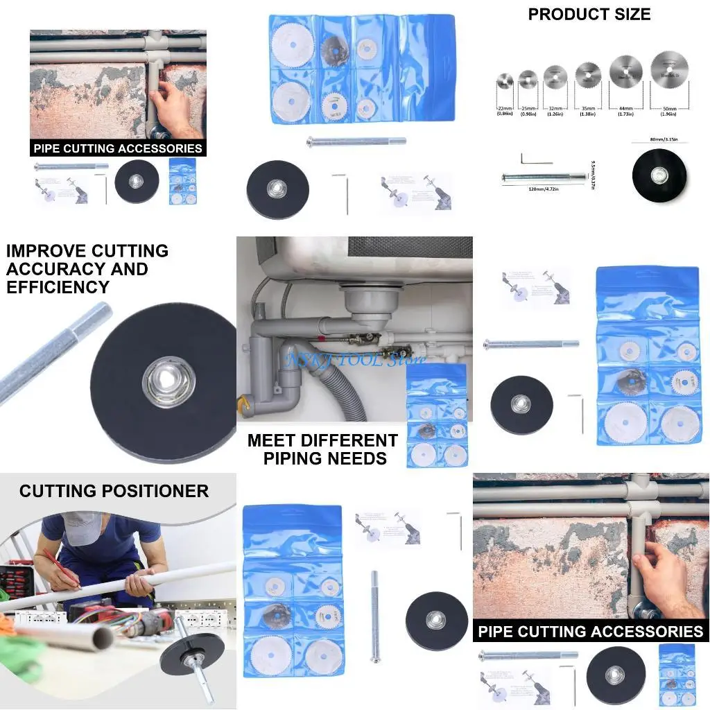 

L8RC Plumbing Inside Cutter High Speed Steel Inside Pipe Cutter Plumbing Cutting Tool Wide Compatibility for ABS PVC