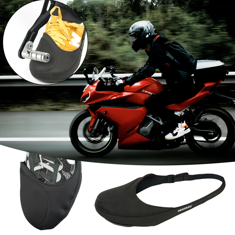 

Anti-slip Motorcycle Gear Shift Pad Riding Cycling Shoes Cover Motorbike Bike Boots Covers Waterproof Scuff Mark Protector