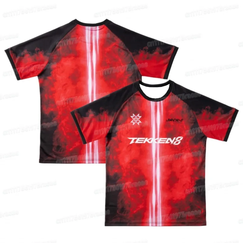 2026 Sommer Iron Fist 8 Tattoo-Stil 3D-Druck Oversized T-Shirt Kampfspiel Lässiges Kurzarm-Unisex-Oberteil Familien-Partnerlook – Detail 11