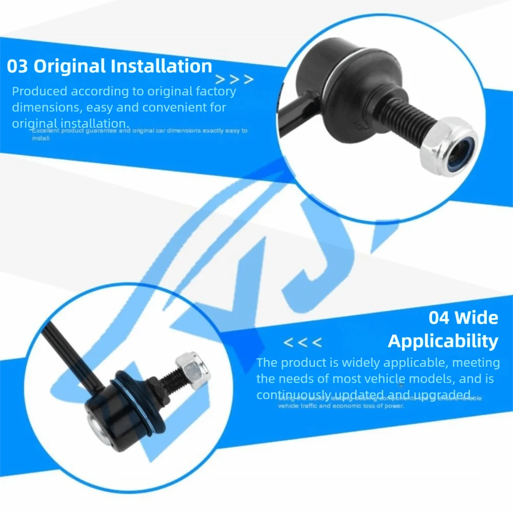 

2pcs K7258 Front Stabilizer Sway Bar Links 2pcs Black Sway Bar for Chrysler Pacifica & Voyager / Plymouth Voyager / Ram C/V