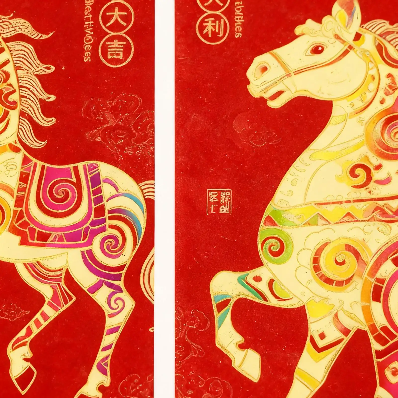 المظاريف الحمراء السنة الجديدة حسن الحظ الحصان العام الأحمر حزمة المال المغلفات لبطاقة النقدية مجوهرات تذكار ديكور المنزل عطلة الزفاف