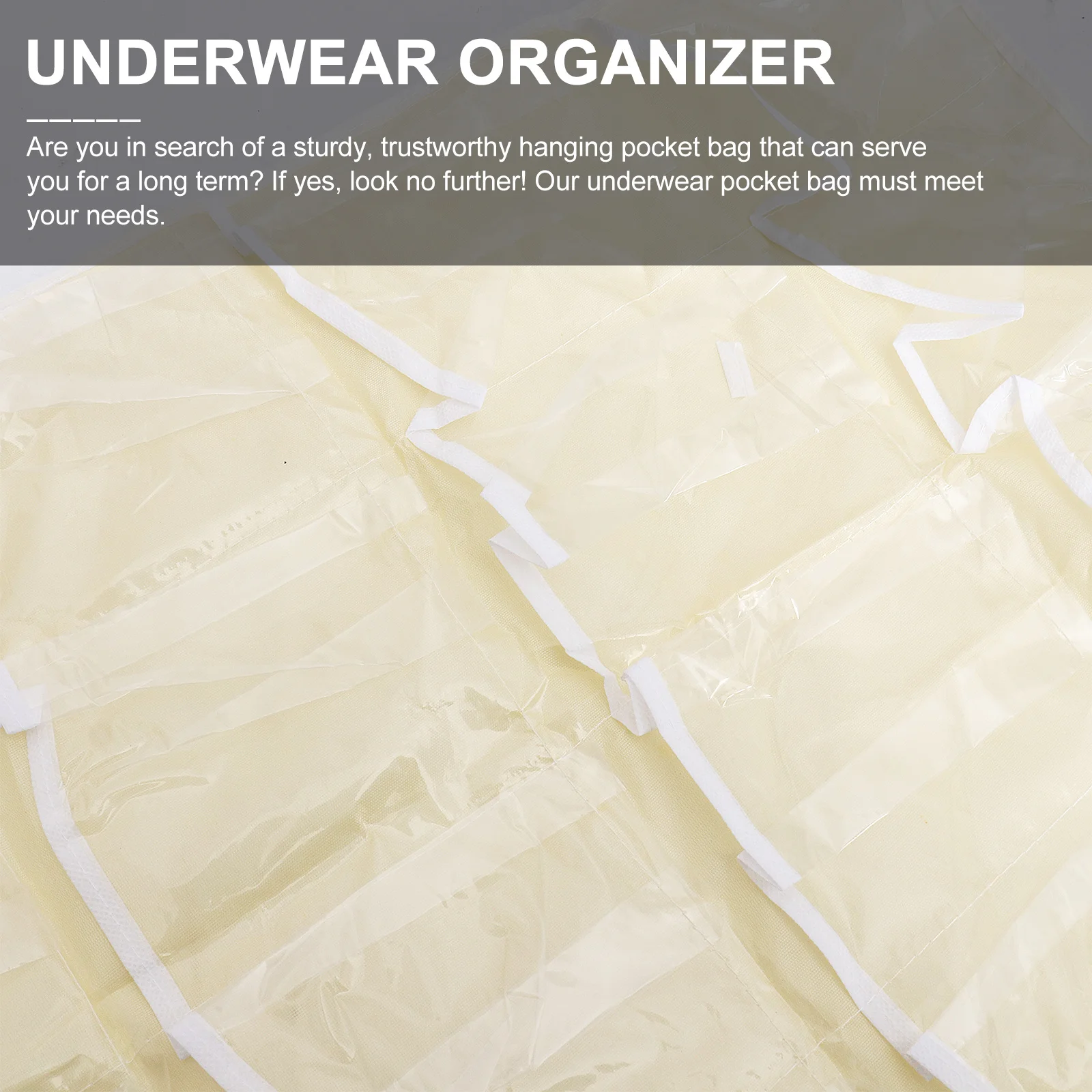 

Hanging Storage Bag Clear Window 10 Grid Closet Organizer Underwear Socks Bra Rack Tidy Holder Bedroom Home