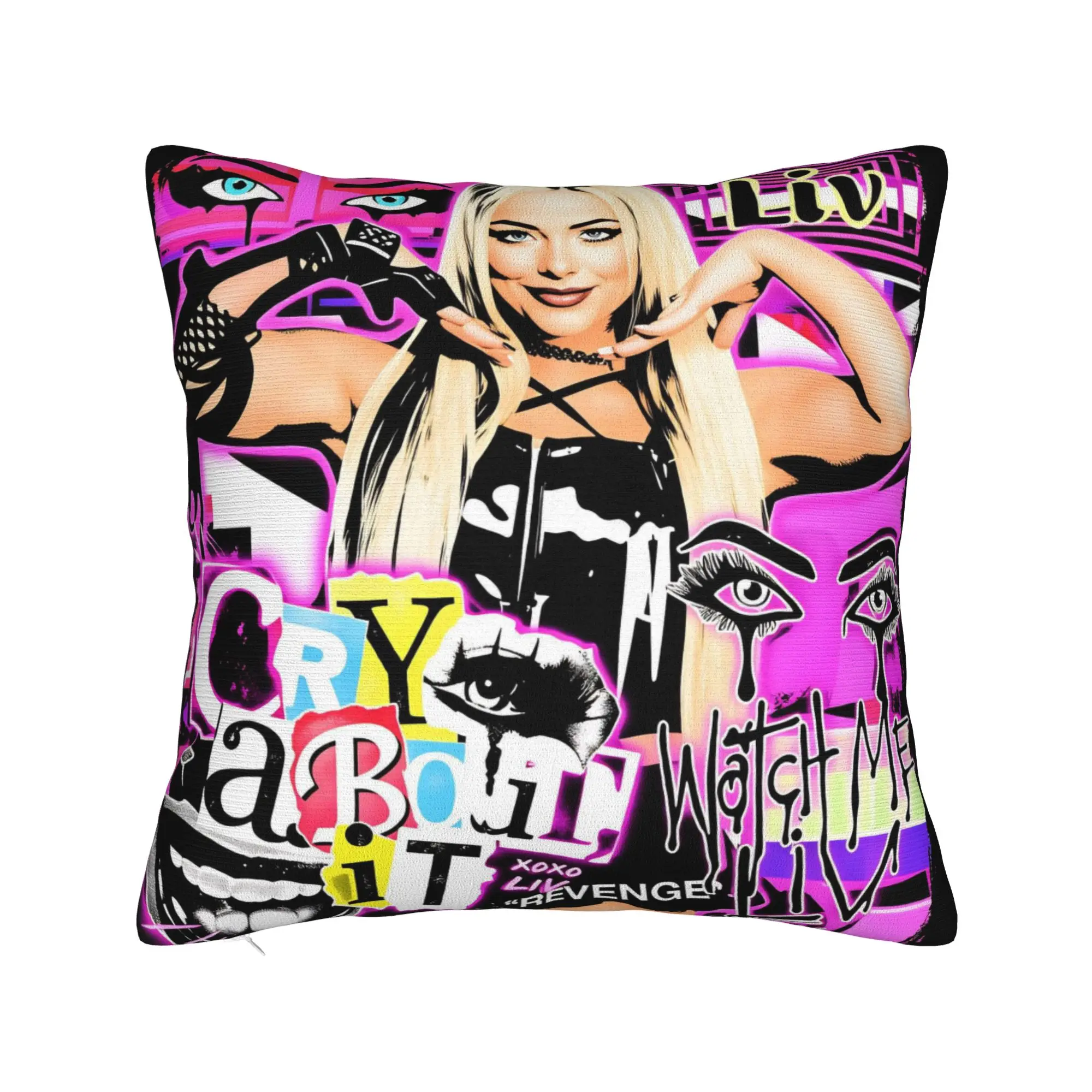 Liv Morgan Pillowcases  Morden Pillow Case For Office Car Home Decor Soft Pillow Cover