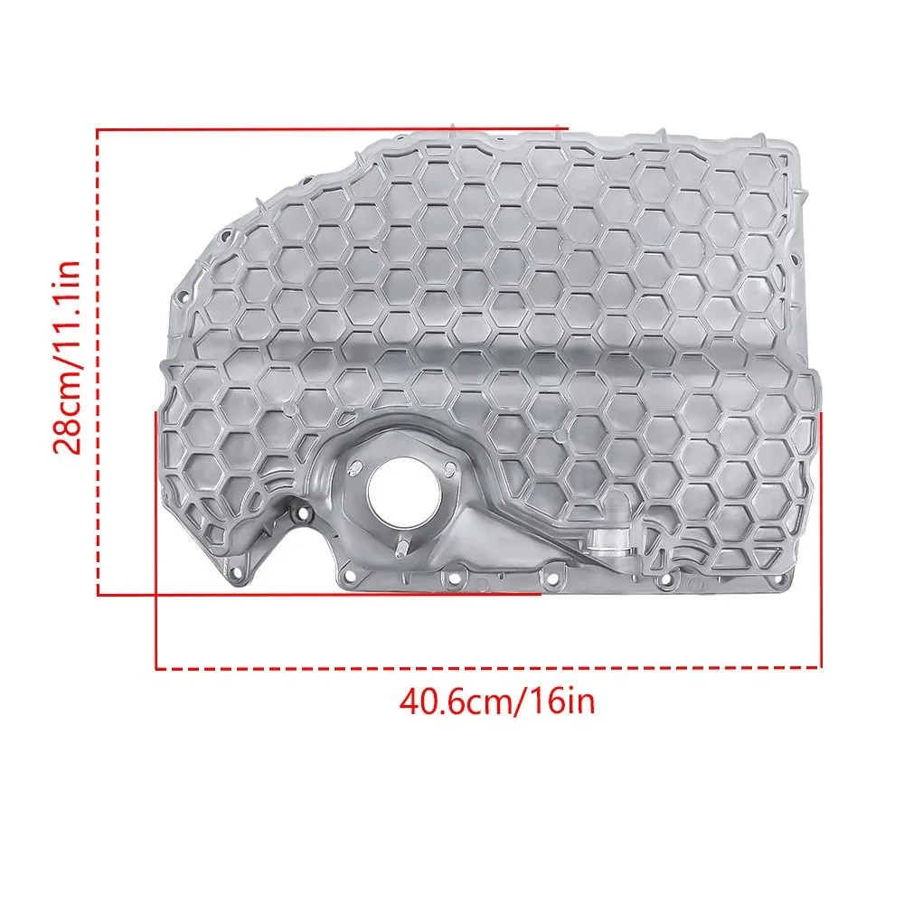 Aluminium Lower Engine Oil Pan For VW Golf Tiguan Audi A3 Q3 2014-2023