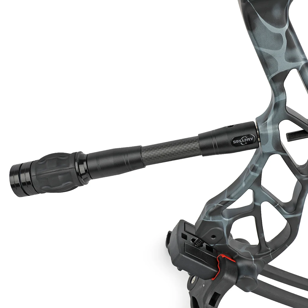 Archery Bow Stabilizer 3k Carbon Fibre 6/8/10/ Inch Shock Absorber Damp Balance Rod Recurve Compound Bow Hunting Shooting
