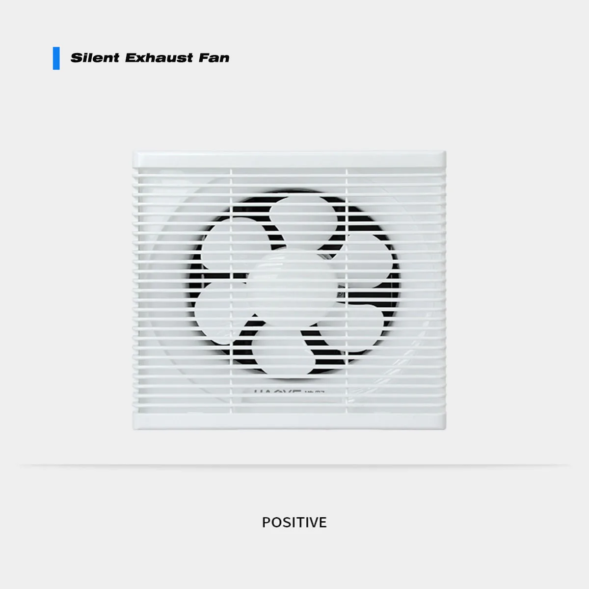 6/8/10/12" Silent Exhaust Fan, Home Ventilator for Bathroom, Kitchen, Bedroom & Toilet, Hotel Window Mount Air Extractor Fan
