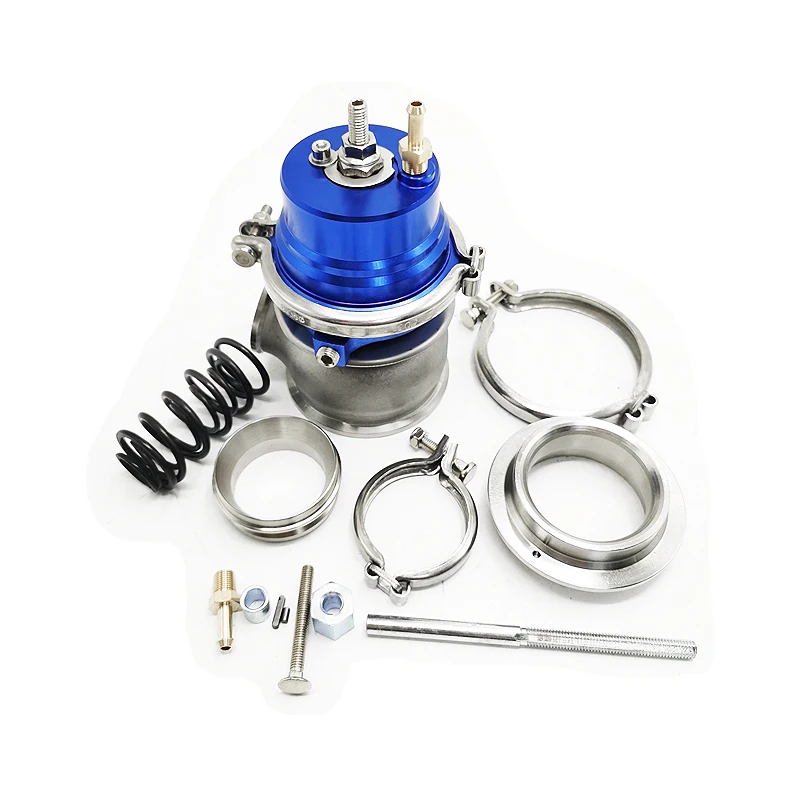 60mm Wastegate Turbo External Kit With V-band Flange & Clamp Universal Turbo External Waste Gate for Turbo Manifold