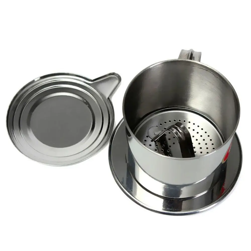 50ml/100ml Edelstahl Vietnam Kaffees ieb tragbare Tasse Tasse Moka Töpfe Tropfen Filter Maker Infuser Home Küche Zubehör